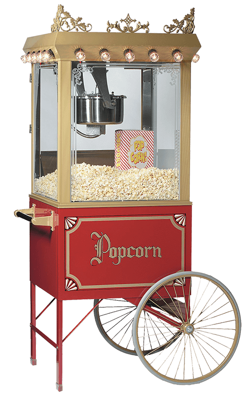 Popcorn Machine - BIrthday party characters for kids parties