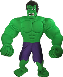 Hulk Themed Party Mascot Character Rental, NY