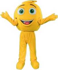 Emoji – Smiley Mascot Character Rental, NY