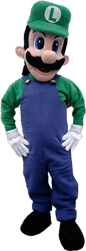 Mario Luigi Mascot Character