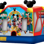 Mickey Mouse Bounce House with a slide