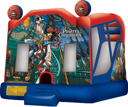 Pirates of the Caribbean Bounce House with a slide