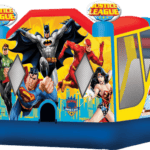 Justice League Bounce House with a slide