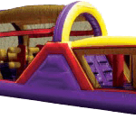 Backyard Inflatable Obstacle Course