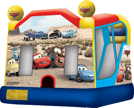 Cars Bounce House with a slide