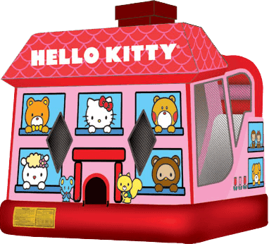 Hello Kitty Bounce House with a slide