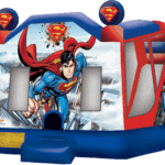Superman Bounce House with a slide