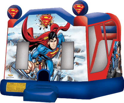 Superman Bounce House with a slide