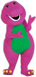 Barney mascot