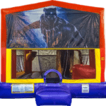 Black Panther Bounce House with a slide