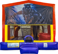 Black Panther Bounce House with a slide