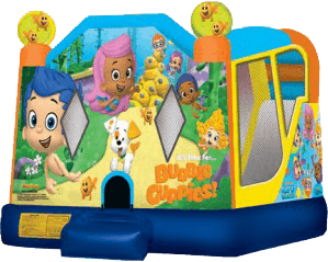 Bubble Guppies Bounce House with a slide