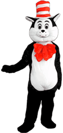 Cat in the Hat mascot