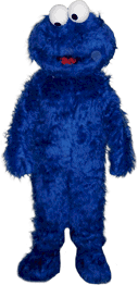Cookie Monster mascot
