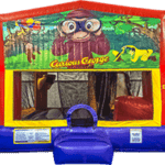Curious George Bounce House with a slide