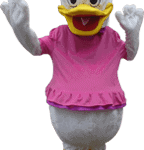 Daisy Duck mascot