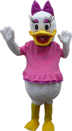 Daisy Duck mascot