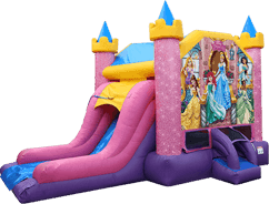 Disney Princess Deluxe Bounce House with a slide