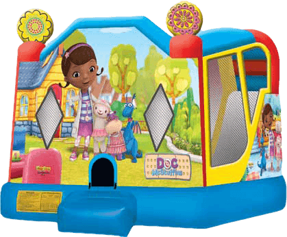 Doc Mcstuffin Bounce House with a slide