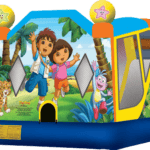 Dora & Diego Bounce House with a slide