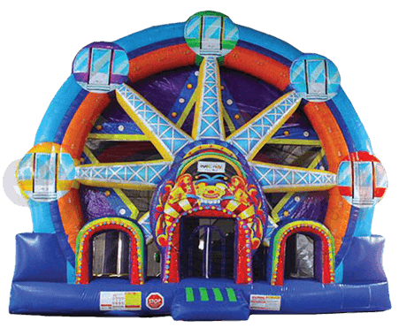 5 in 1 Ferris Wheel Bounce House with a slide