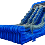 Blue Surf Dual Lane Inflatable Water Slide