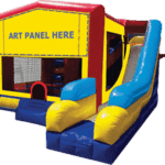 Module Bounce house with a slide