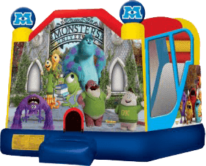 Monsters University Bounce House with a slide