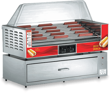 Hot Dog Roller Grill Machine