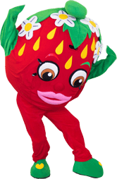 Shopkins Strawberry mascot