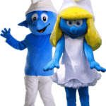 Smurfs mascots