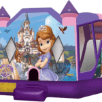 Sofia the First Bounce House with a slide
