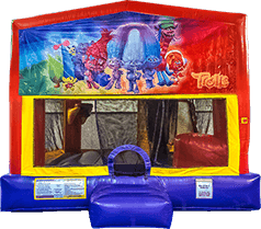 Trolls Bounce House with a slide