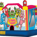 Yo Gabba Gabba Bounce House with a slide