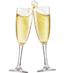 Cups of champaign