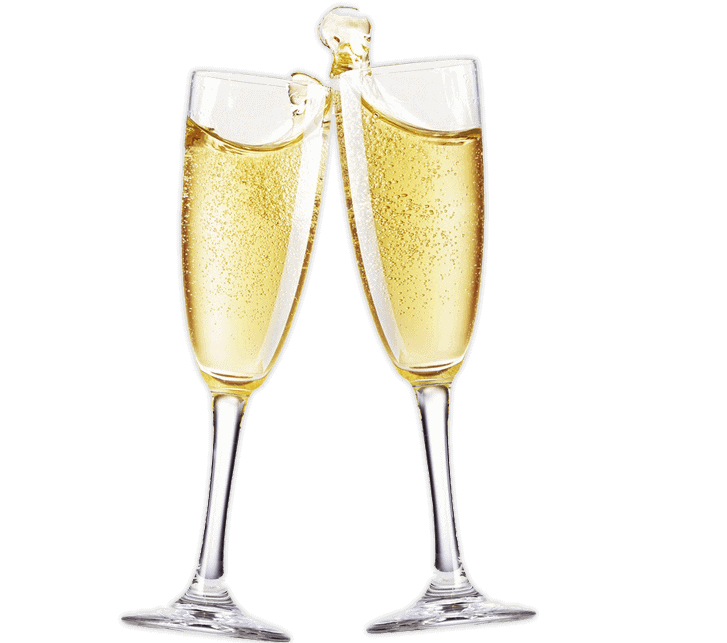 Cups of champaign