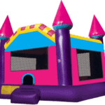 Pink Castle Bounce House