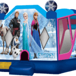 Frozen Bounce House with a slide