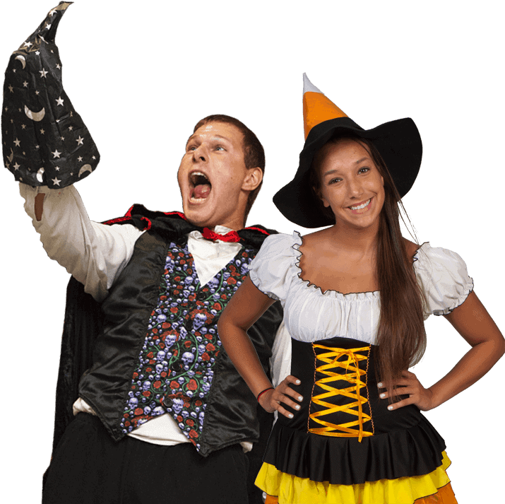Vampire and Witch characters