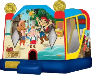 Jake and the Neverland Pirates Bounce House with a slide