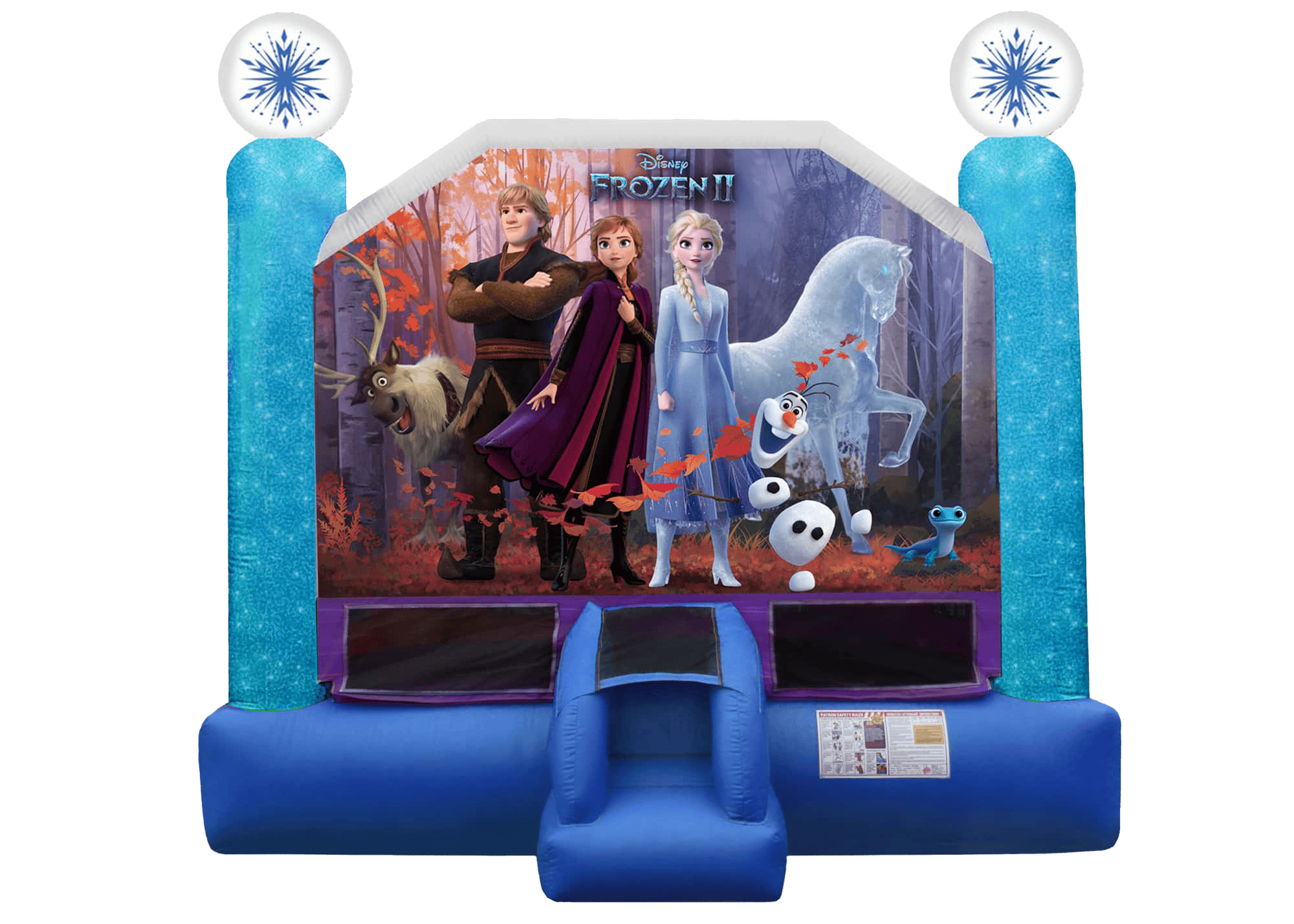 Frozen Bounce House with a slide
