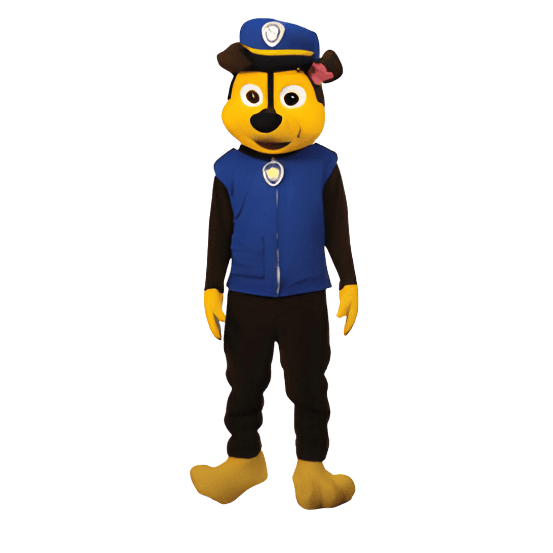 Paw Patrol Chase mascot
