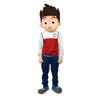 Paw Patrol Ryder mascot