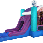 Frozen Deluxe Bounce House with a slide