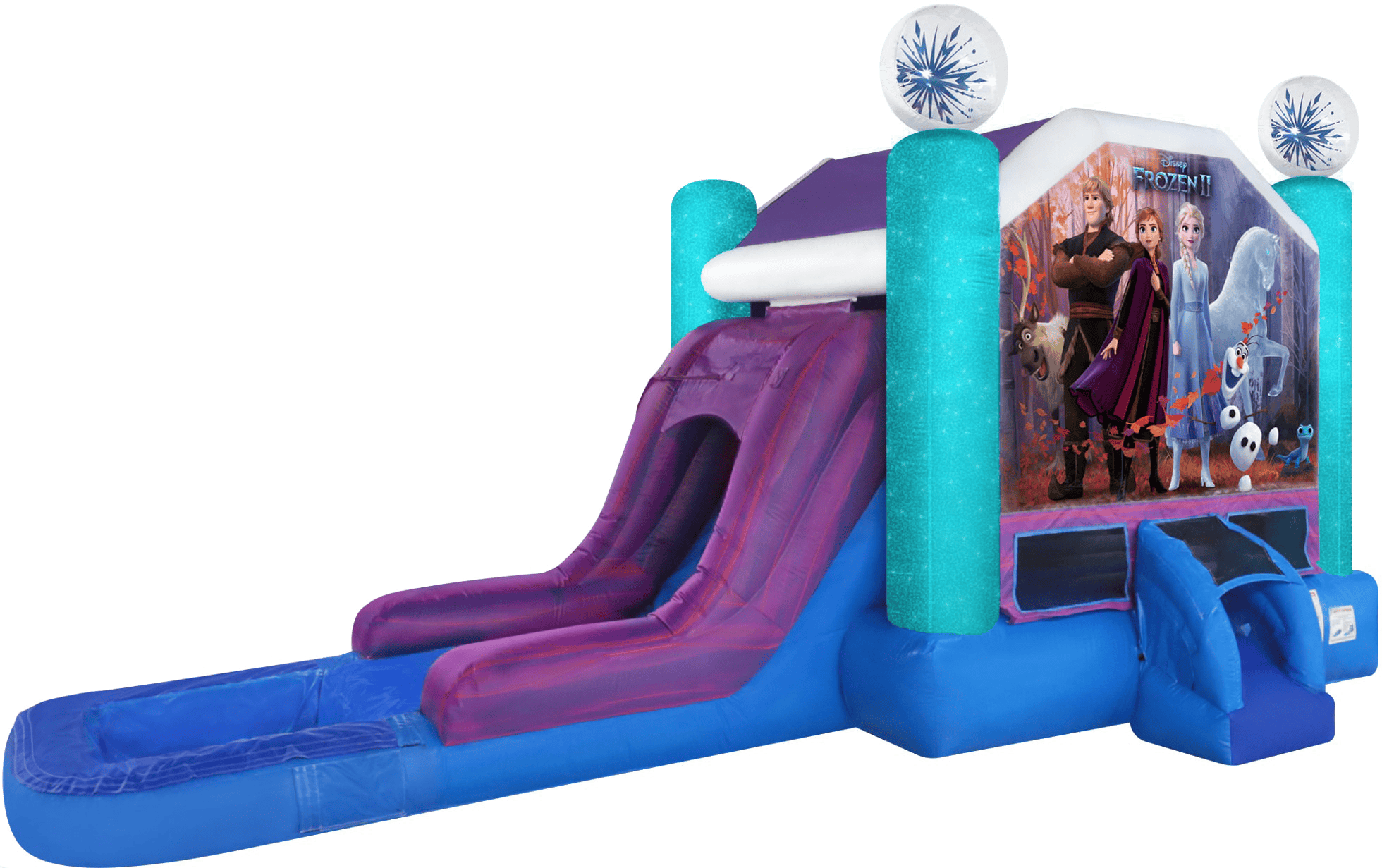 Frozen Deluxe Bounce House with a slide