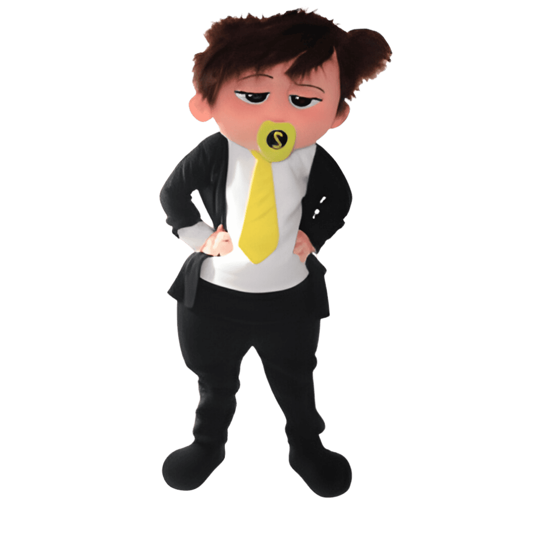 Boss Baby Girl mascot