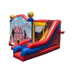 Carnival and Circus Bounce House with a slide