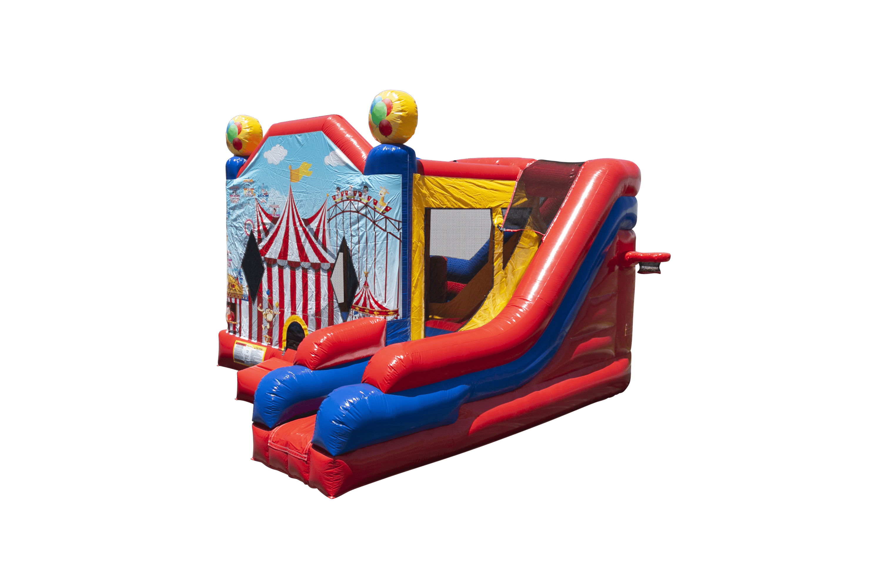 Carnival and Circus Bounce House with a slide