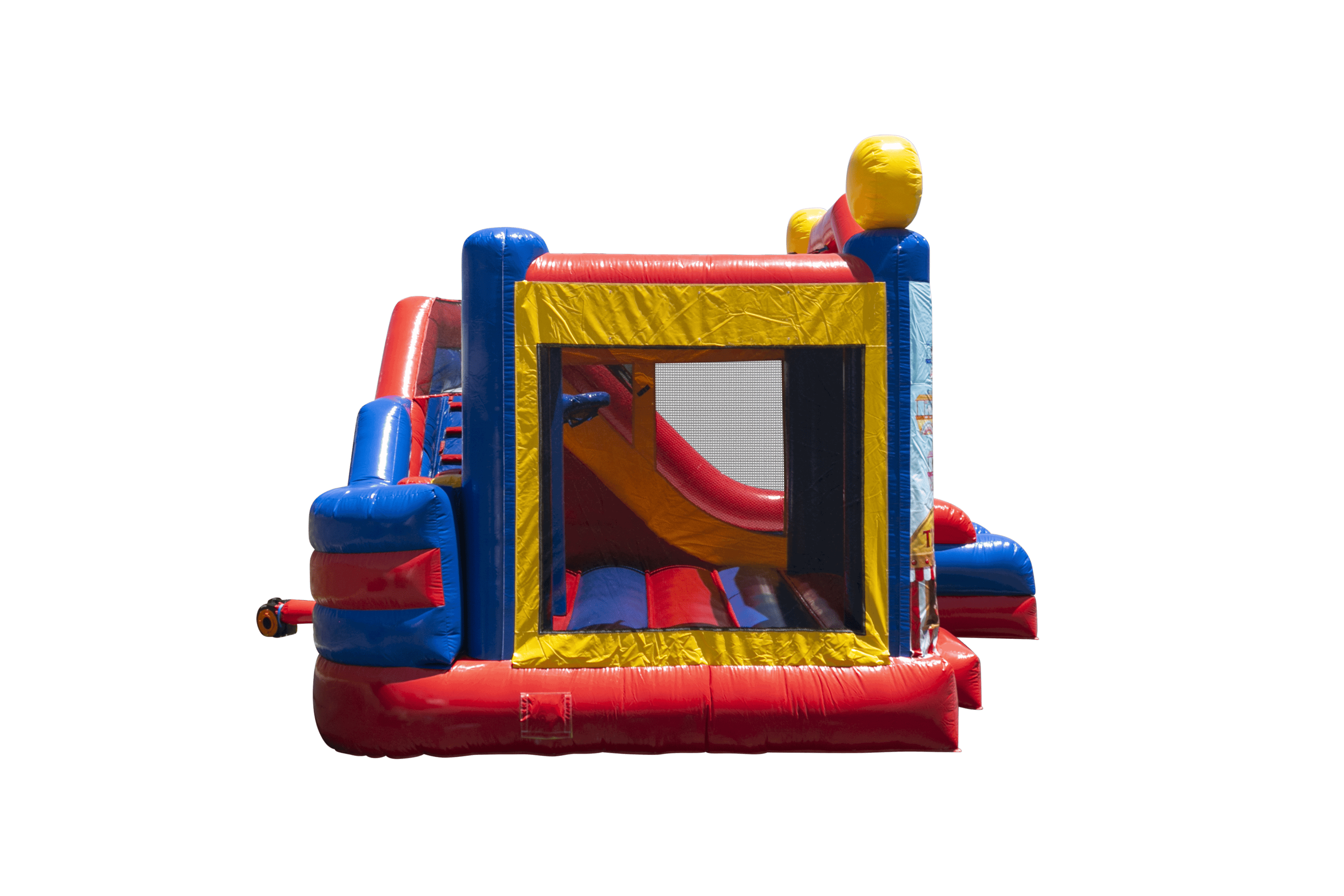Carnival and Circus Bounce House with a slide