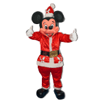 Christmas Mickey Mouse mascot